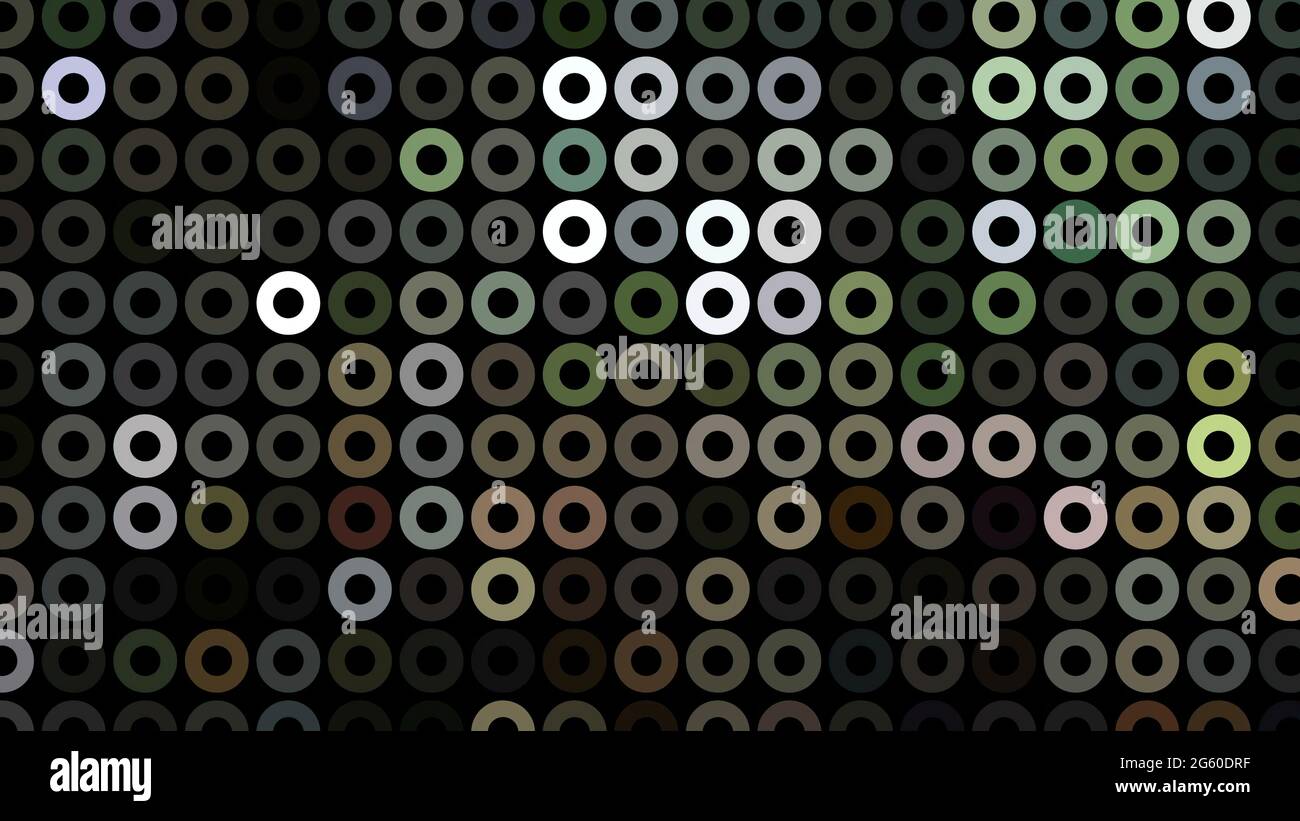 3d illustration - Abstract Set Of Different Rounds And Dots Glitter ...