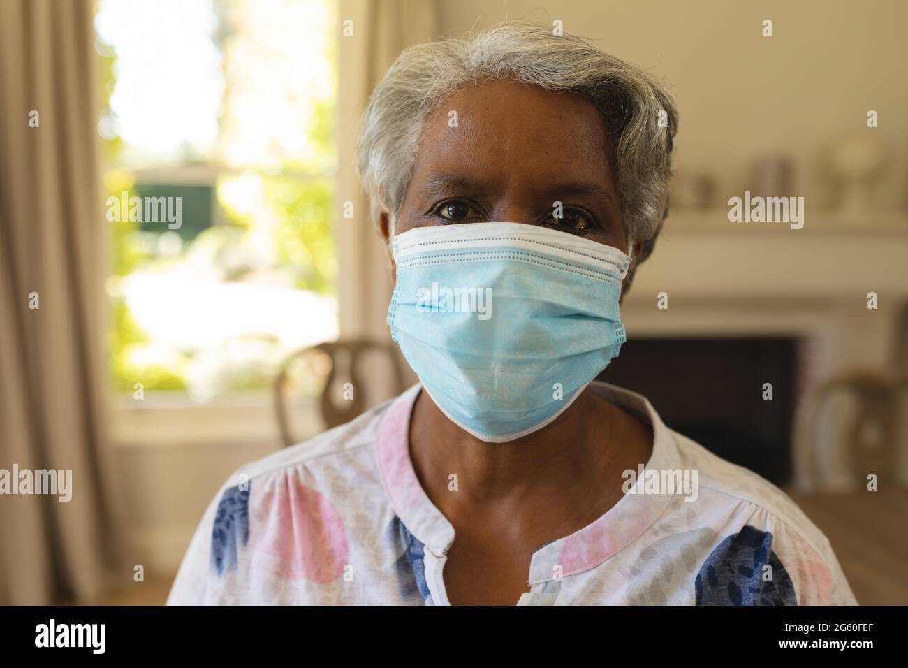 African american woman face mask hi-res stock photography and images ...