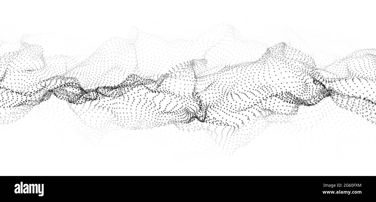 Vector abstract futuristic background. Big data visualization. Digital ...