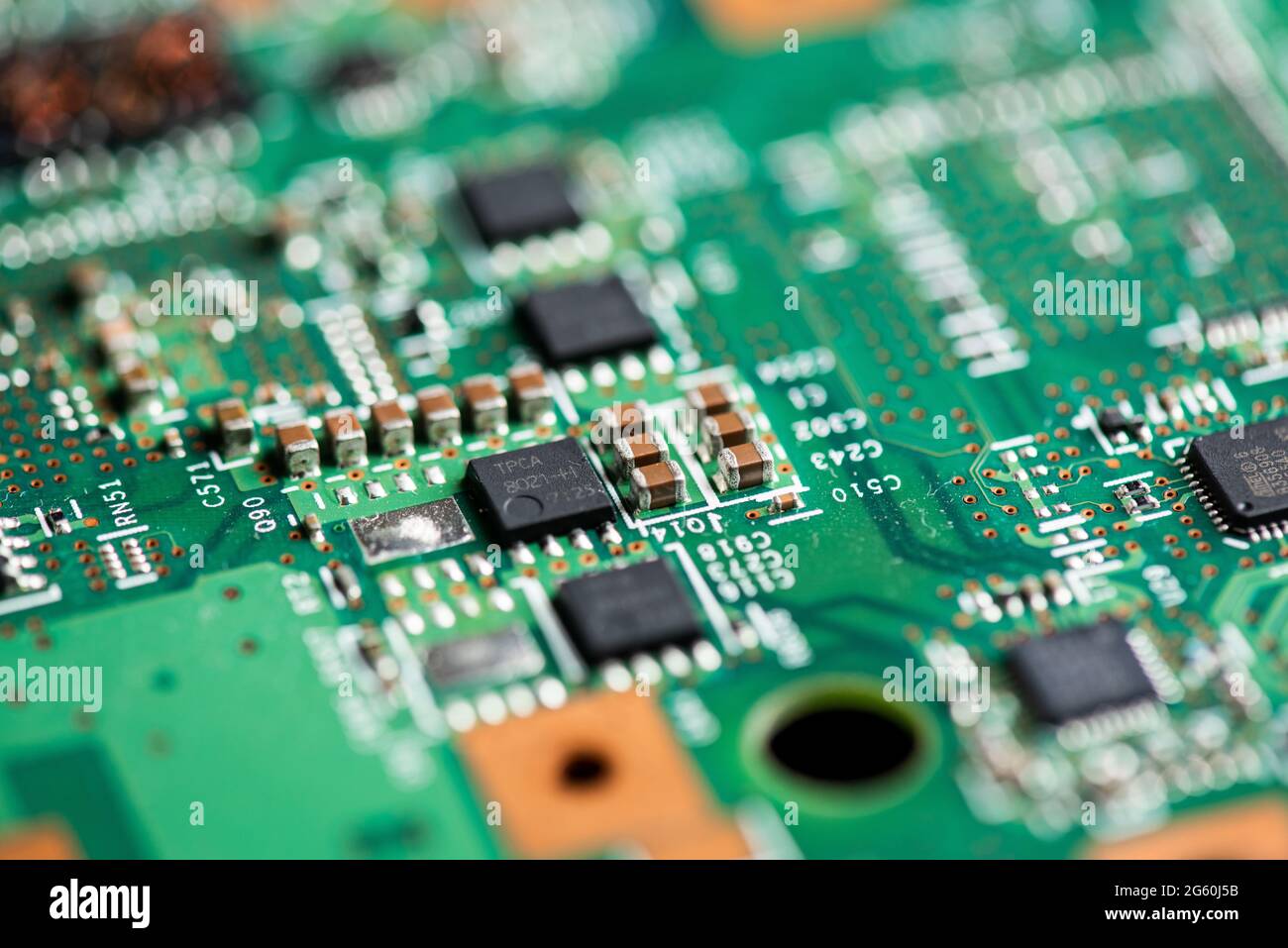 Metals In Computers Extracting precious metals from circuit boards hi-res stock photography ...
