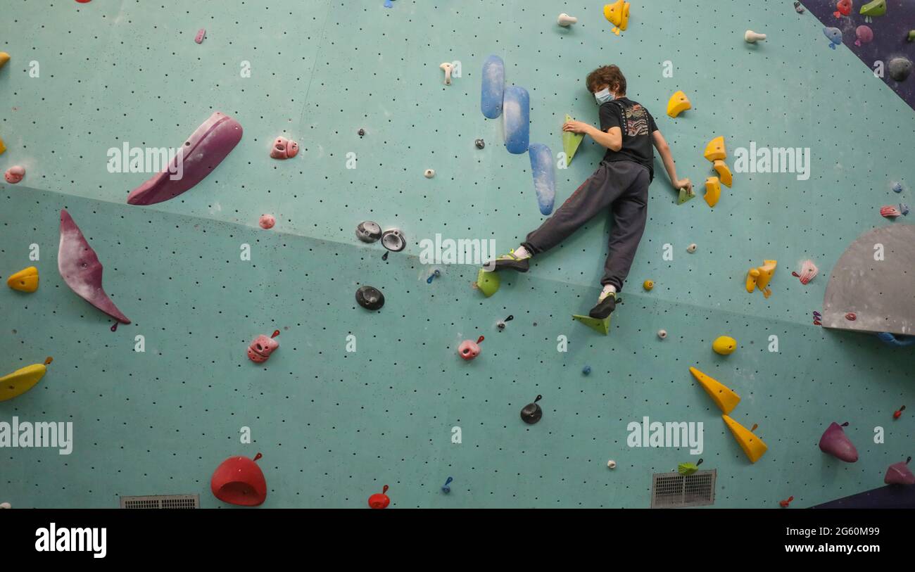 ARKOSE CLIMBING WALL NATION Stock Photo Alamy