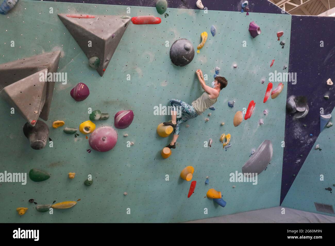 ARKOSE CLIMBING WALL NATION Stock Photo Alamy