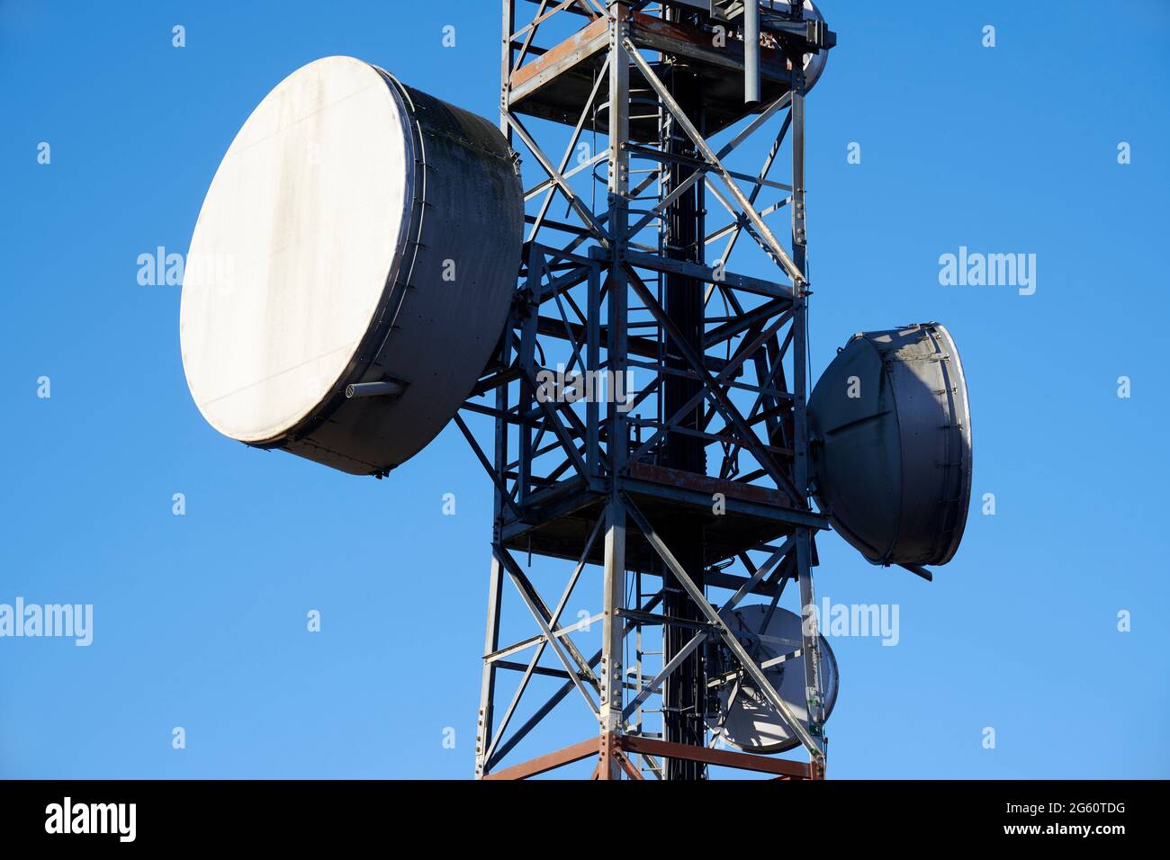 some telephone repeaters Stock Photo Alamy