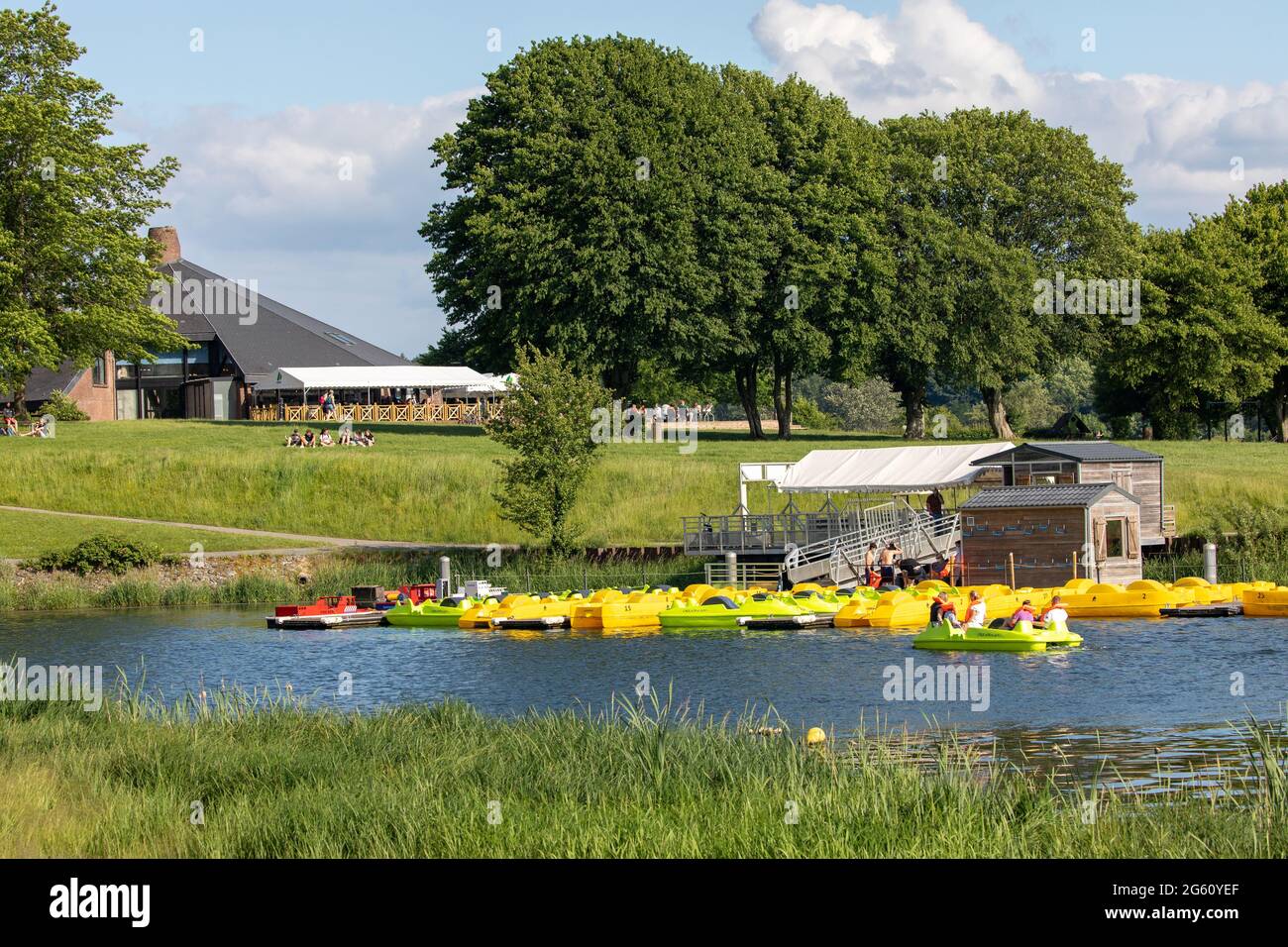 France, Nord, Eppe Sauvage, Valjoly tourist resort Stock Photo