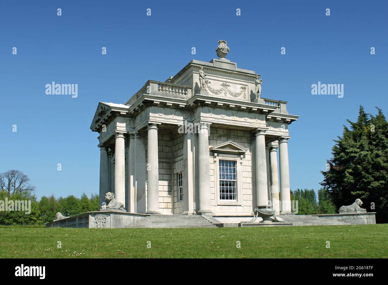 The Casino at Marino in Dublin is one of the finest Neo-Classical garden temples in Europe. Stock Photo