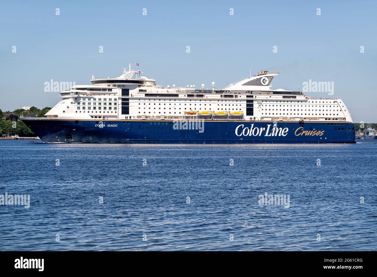 Shopping mall cruise ship MS Color Fantasy, Color Line shipping company,  Oslo, Norway, Europe, Stock Photo, Picture And Rights Managed Image. Pic.  IBR-5821911
