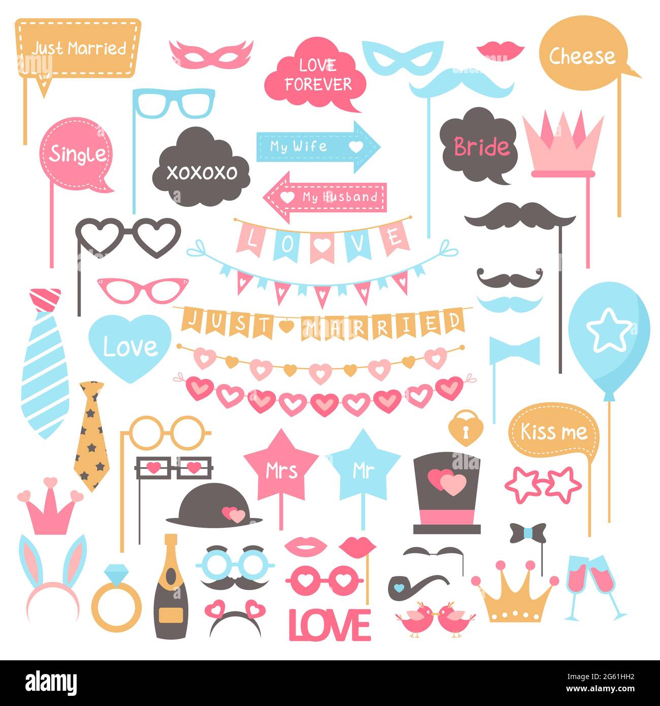 Funny wedding photo booth signs sale