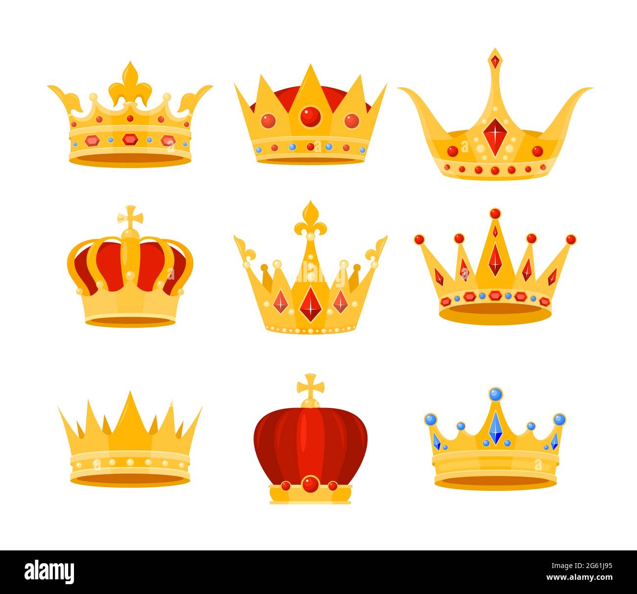 Corona Rey Y Reina Dibujo Corona Princesa Real Ilustrador De