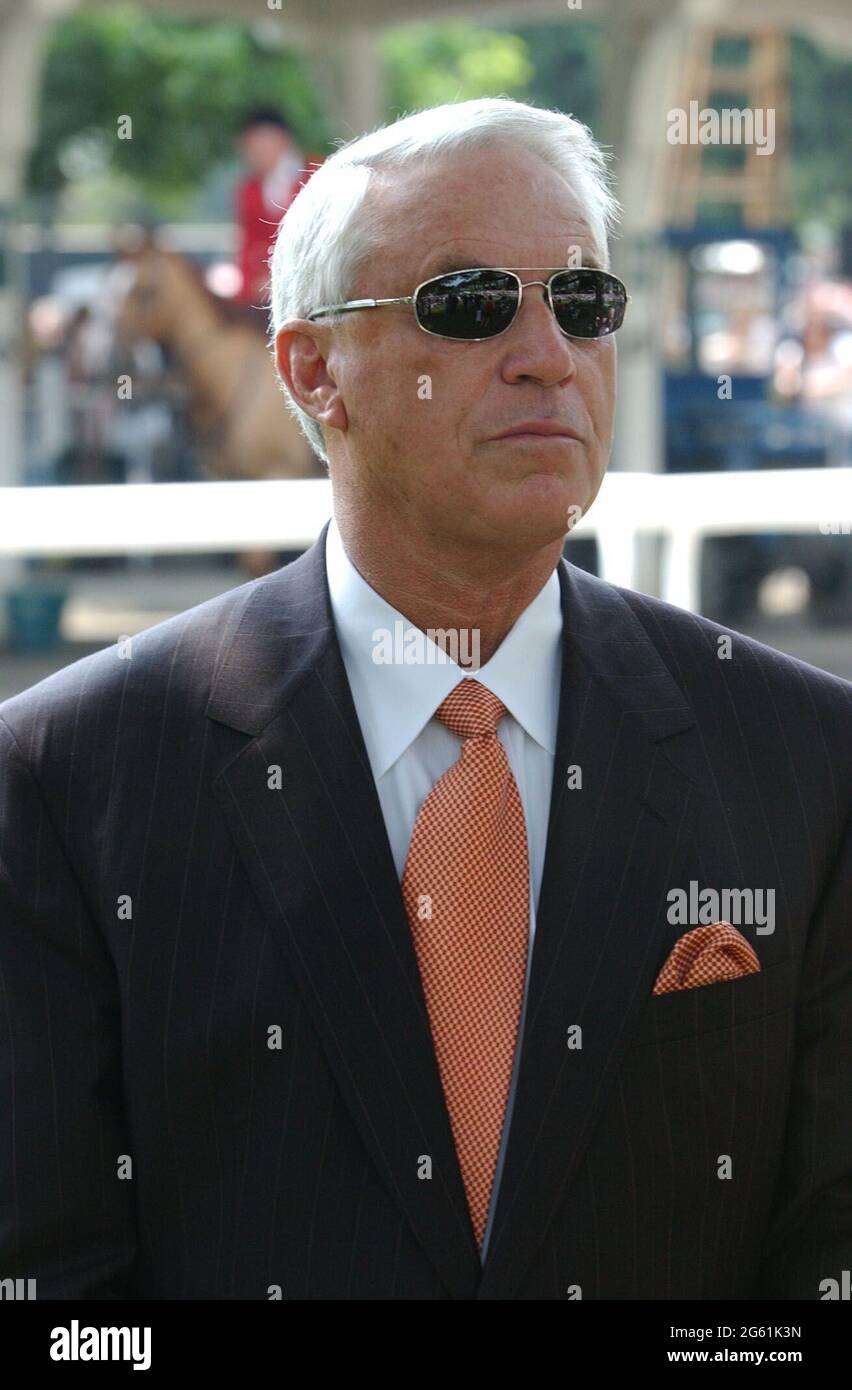 Elmont, NY, USA. 1st July, 2021. American horse trainer trainer D.Wayne