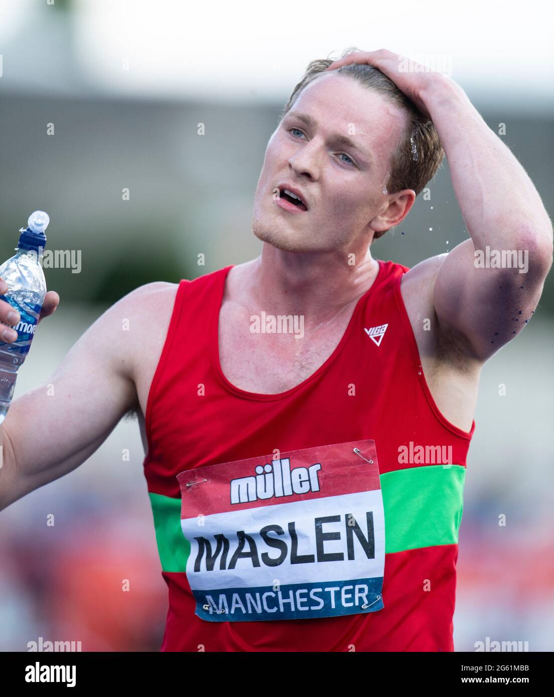 MANCHESTER ENGLAND 25/27 JUN 21 Harry Maslen competing in the