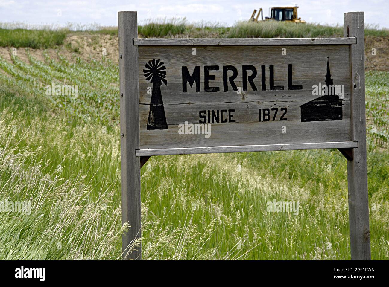 MERRILL/PLYMOUTH COUNTY/IOWA /USA Life in and surroundidng Merril USA ruler town in Plymouth