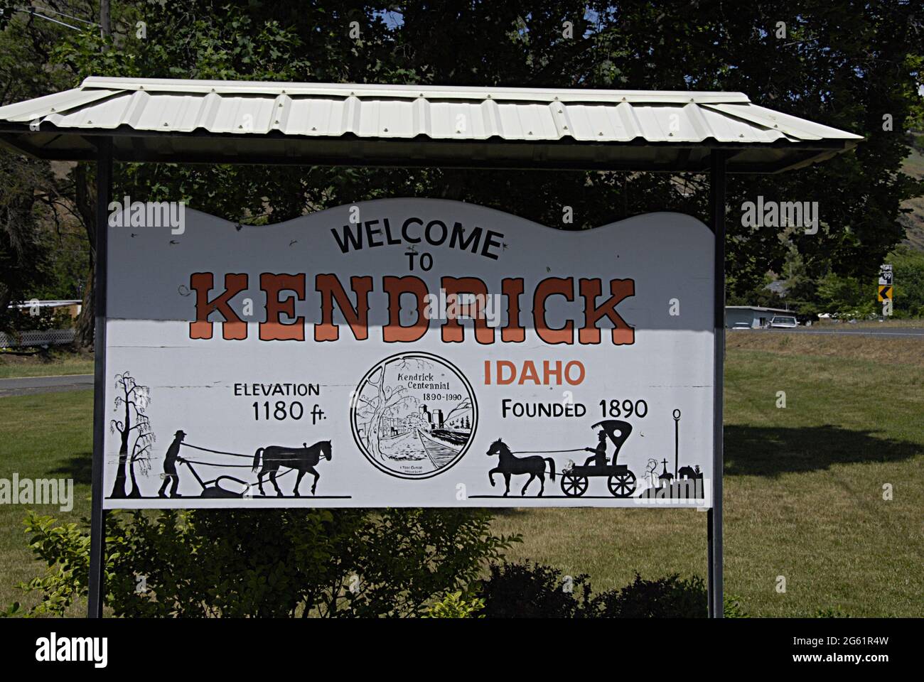 KENDRICK/IDAHO /USA Daily life and way of life in Kendrick town with