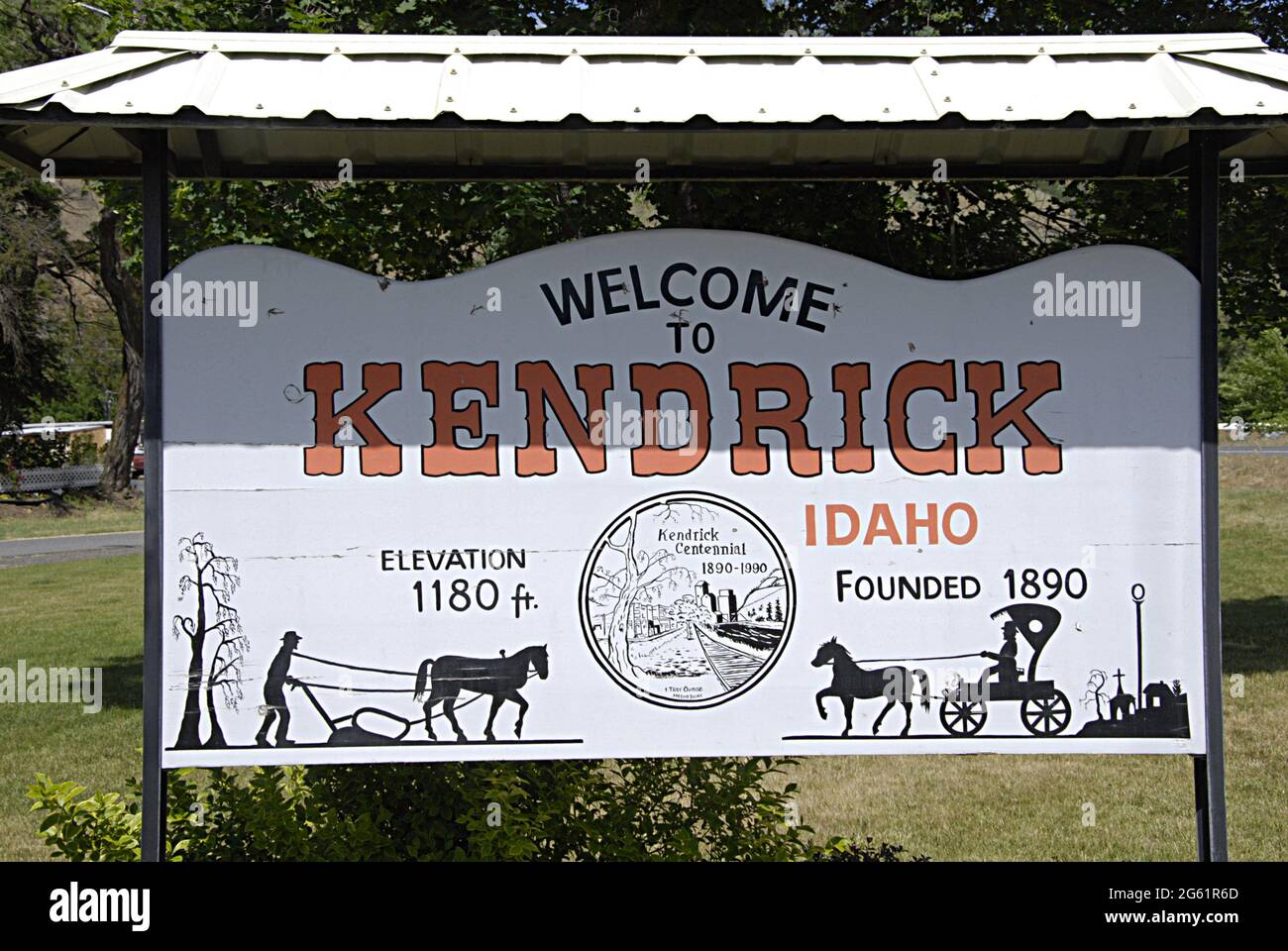 KENDRICK/IDAHO /USA Daily life and way of life in Kendrick town with