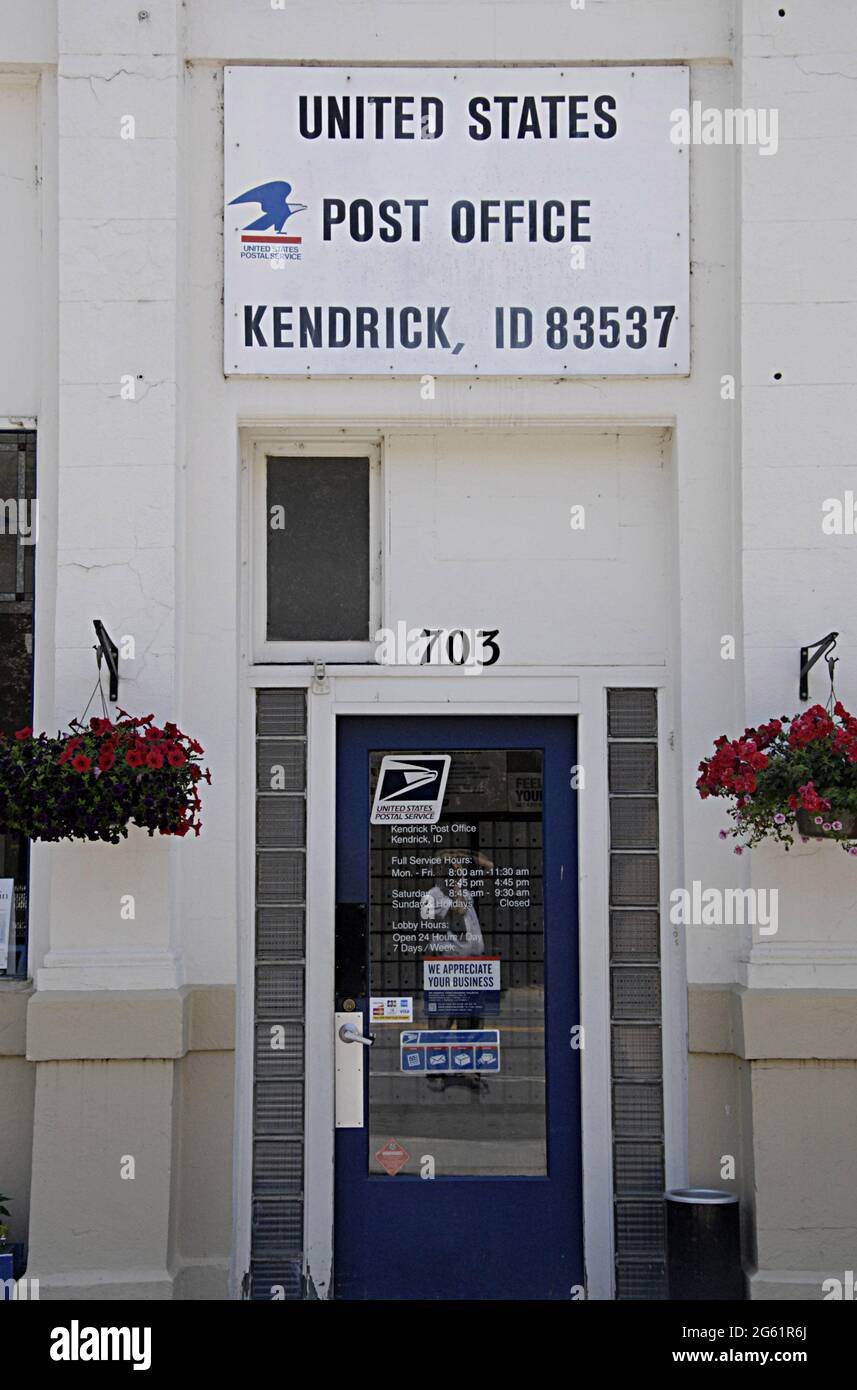 KENDRICK/IDAHO /USA Daily life and way of life in Kendrick town with