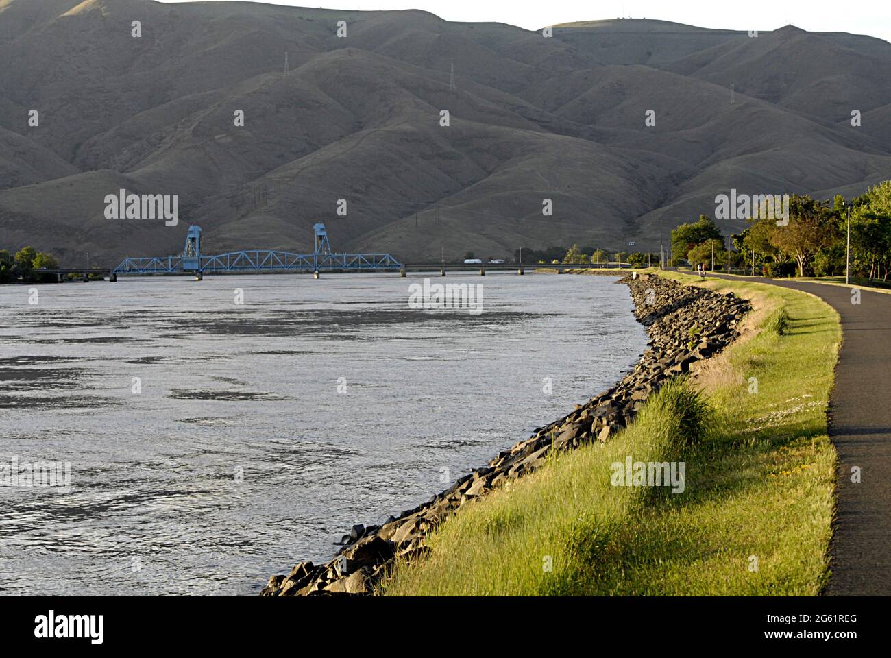 LEWISTON/IDAHO /USA Concret Canyob bridge over