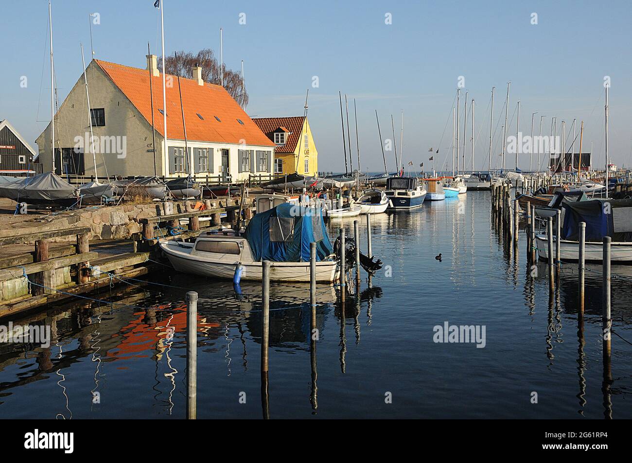 Dragor/dragør Copenhagen Denmark 27.January 2017- Life at Dragor small ...