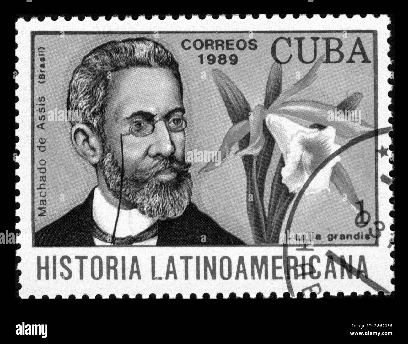 Stamp print in Cuba, 1989,history of latin america Stock Photo Alamy