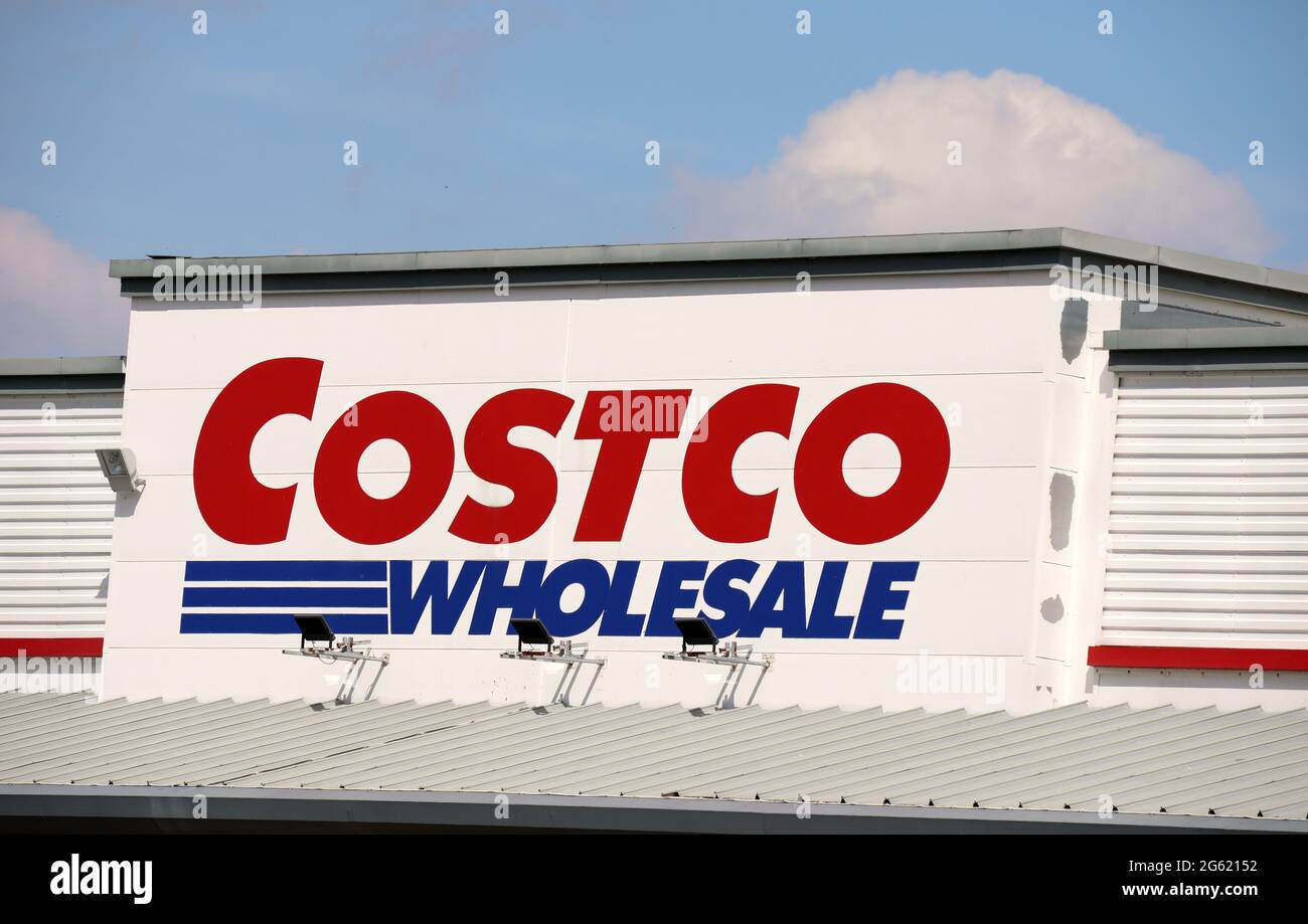 Costco Wholesale in Liverpool Stock Photo