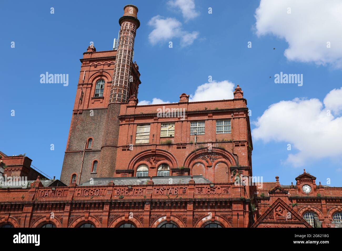 Higsons Brewery Building in Liverpool Stock Photo Alamy