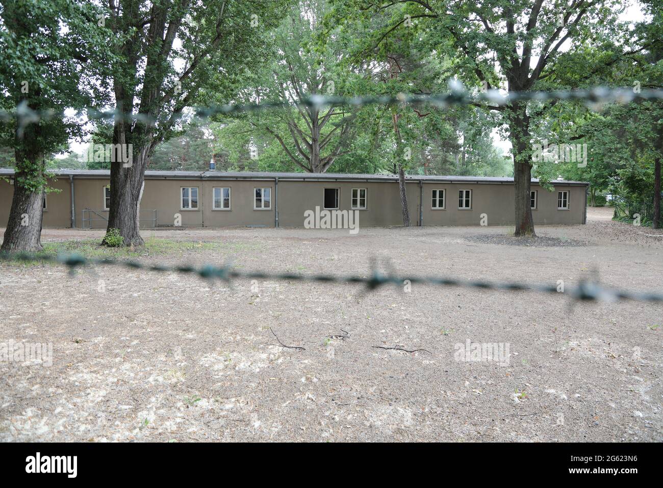 Das Dokumentationszentrum NS-Zwangsarbeit befindet sich im Berliner Ortsteil Niederschöneweide im Bezirk Treptow-Köpenick. Es dokumentiert das Schicks Stock Photo