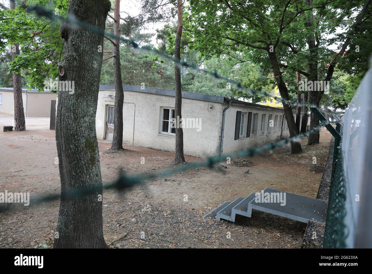 Das Dokumentationszentrum NS-Zwangsarbeit befindet sich im Berliner Ortsteil Niederschöneweide im Bezirk Treptow-Köpenick. Es dokumentiert das Schicks Stock Photo