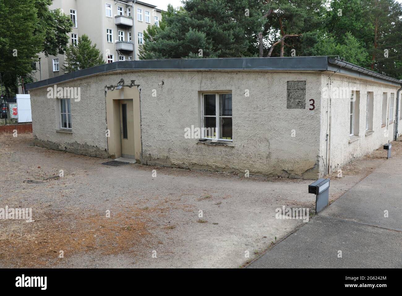 Das Dokumentationszentrum NS-Zwangsarbeit befindet sich im Berliner Ortsteil Niederschöneweide im Bezirk Treptow-Köpenick. Es dokumentiert das Schicks Stock Photo