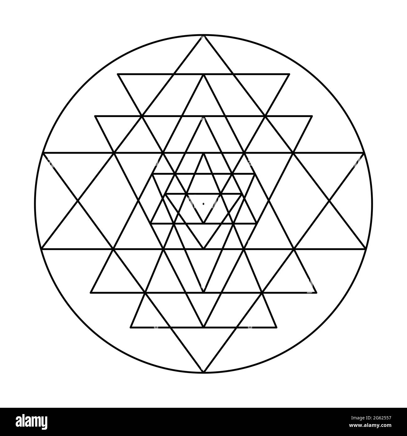 Sri yantra hi-res stock photography and images - Alamy