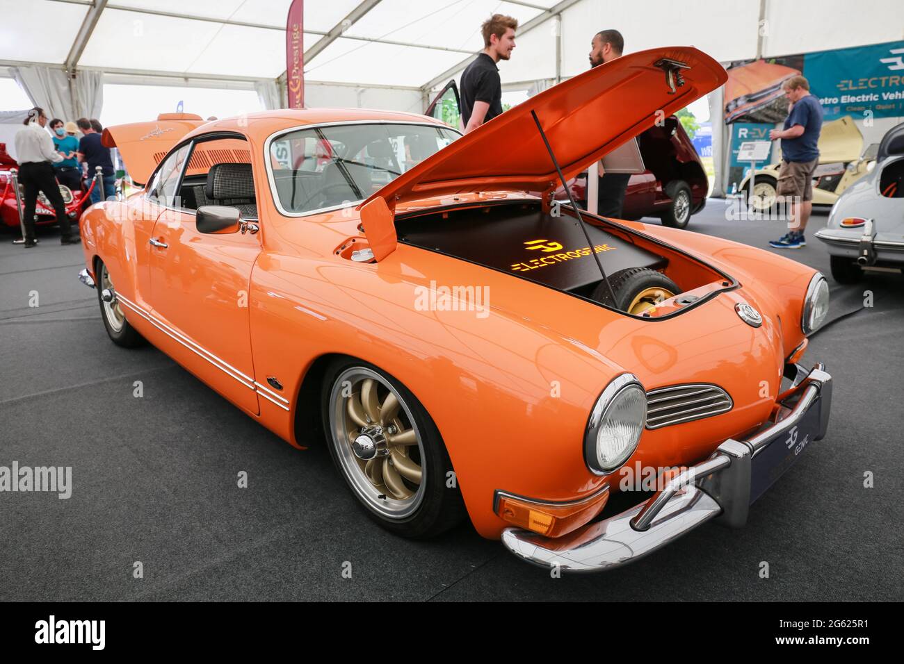 London, UK. 26 June 2021. The London Classic Car Show 2021 at Syon Park