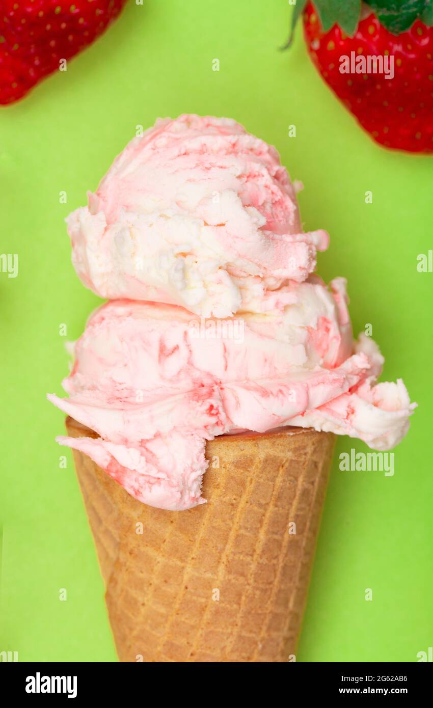 Strawberry Double Scoop Poster