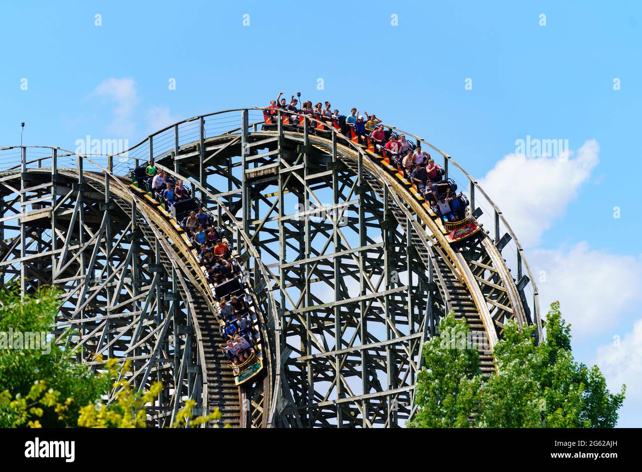 Hershey park roller coaster hi-res stock photography and images - Alamy