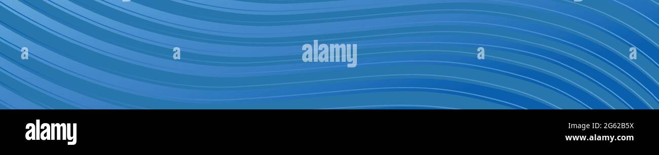 Abstract blue background with wavy lines - Vector illustration Stock ...