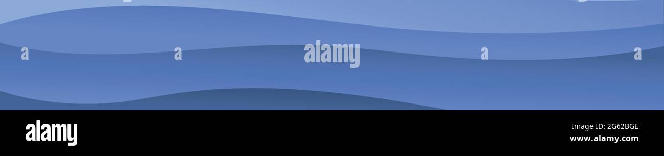 Abstract blue background with wavy lines - Vector illustration Stock ...