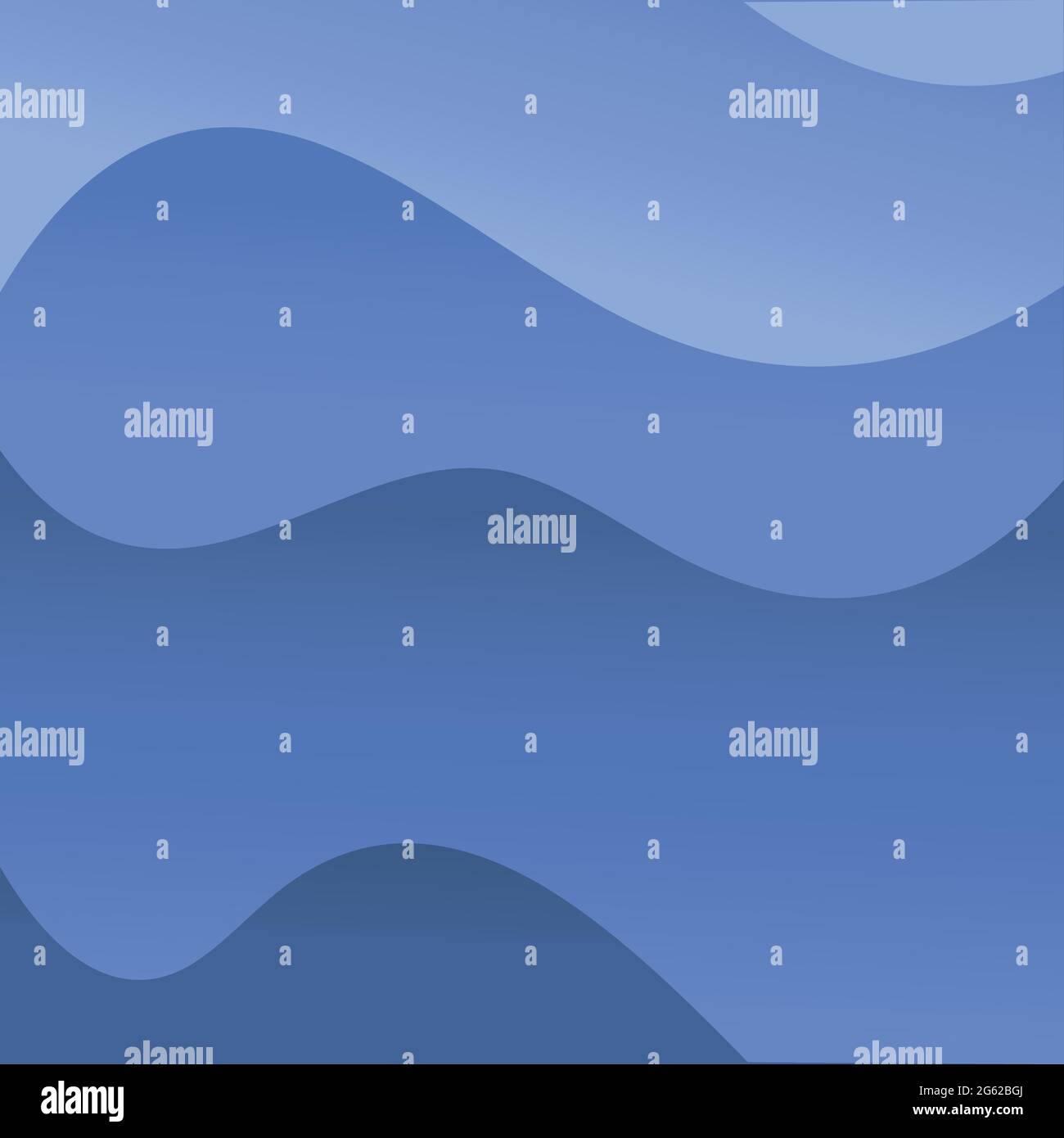 Abstract blue background with wavy lines - Vector illustration Stock ...