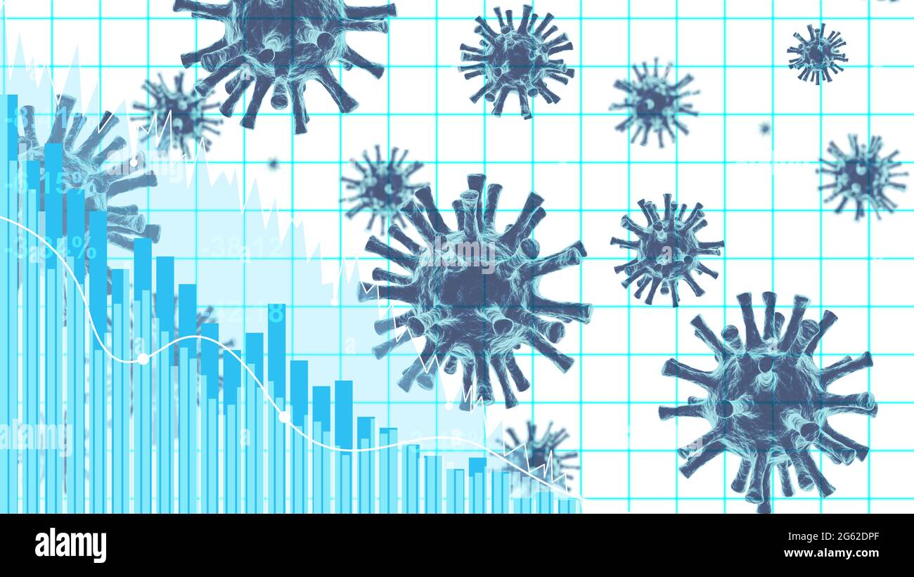 World economy and corona virus concept. The impact of coronavirus on ...