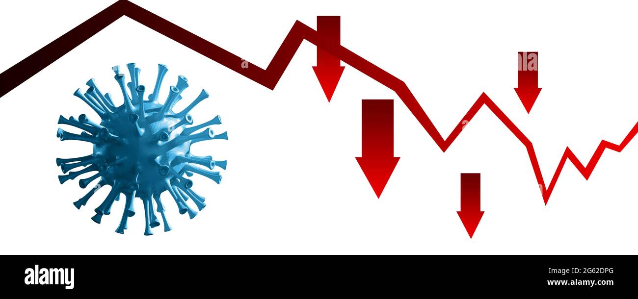 World economy and corona virus concept. The impact of coronavirus on ...