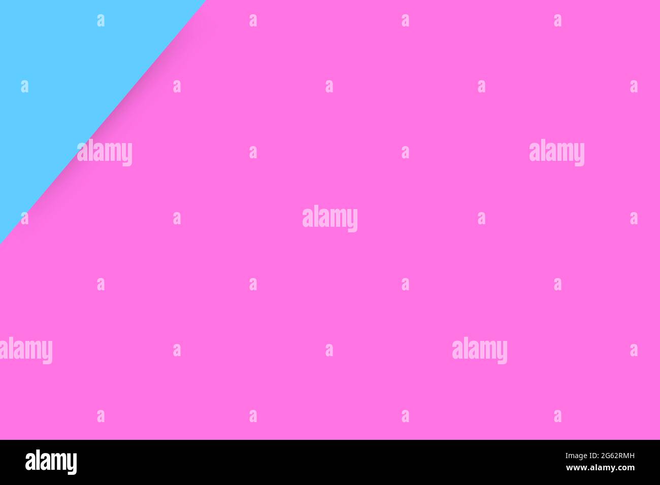Template Triangle Blue and Pink with Diagonal Soft shadow for part or element design Stock Vector