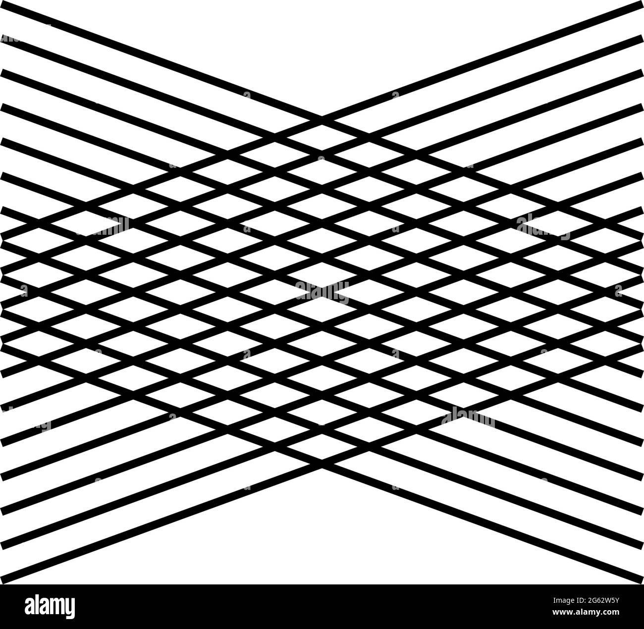 Intersected, crossing moire lines element, pattern – stock vector ...