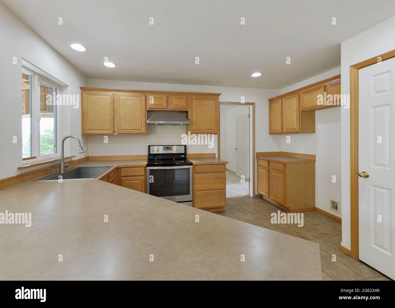 Modern Residential Kitchen Interior Stock Photo Photo Inspiration