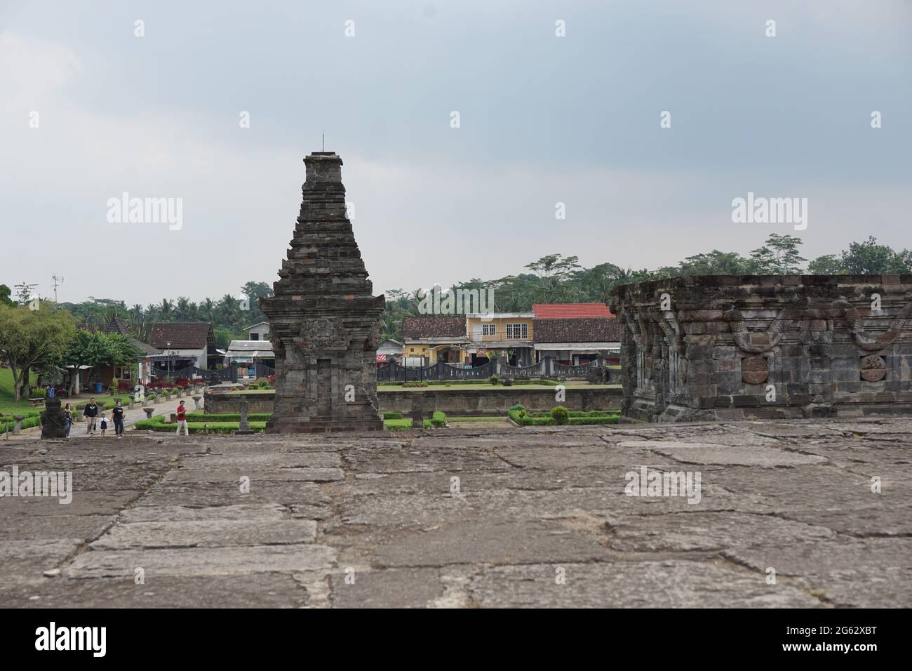 Penataran temple (panataran temple) in Blitar, East Java, Indonesia Stock Photo