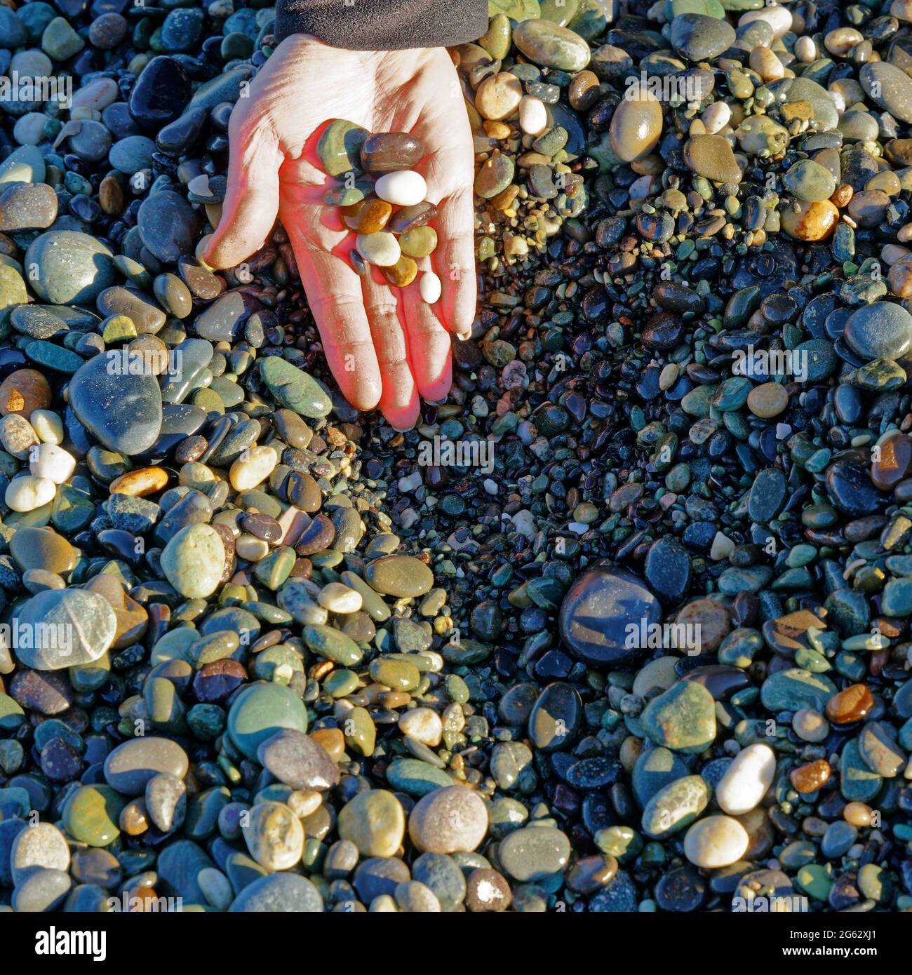 Gemstone beach new zealand zealand hi-res stock photography and images