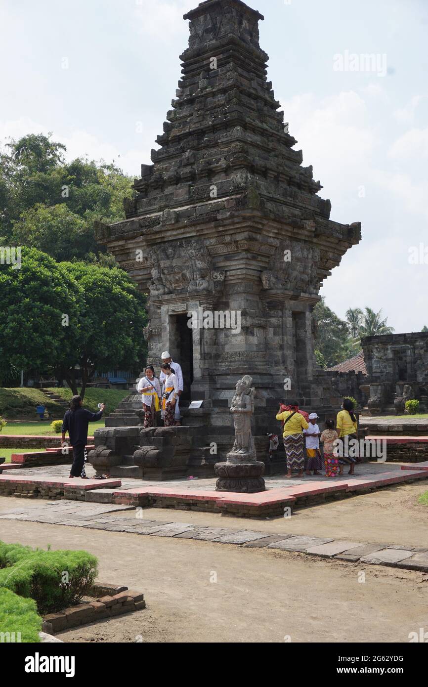 Penataran temple (panataran temple) in Blitar, East Java, Indonesia Stock Photo