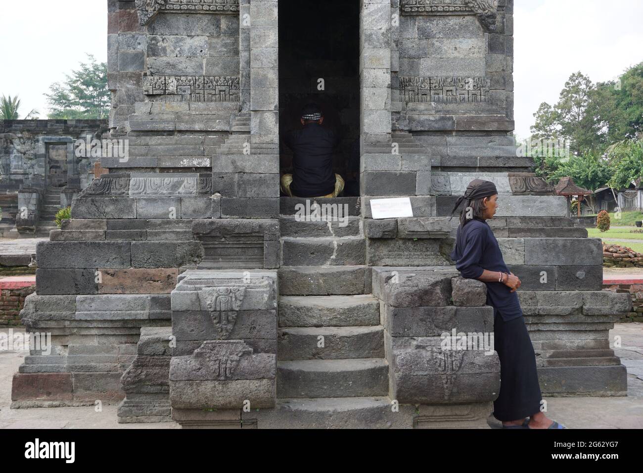 Penataran temple (panataran temple) in Blitar, East Java, Indonesia Stock Photo