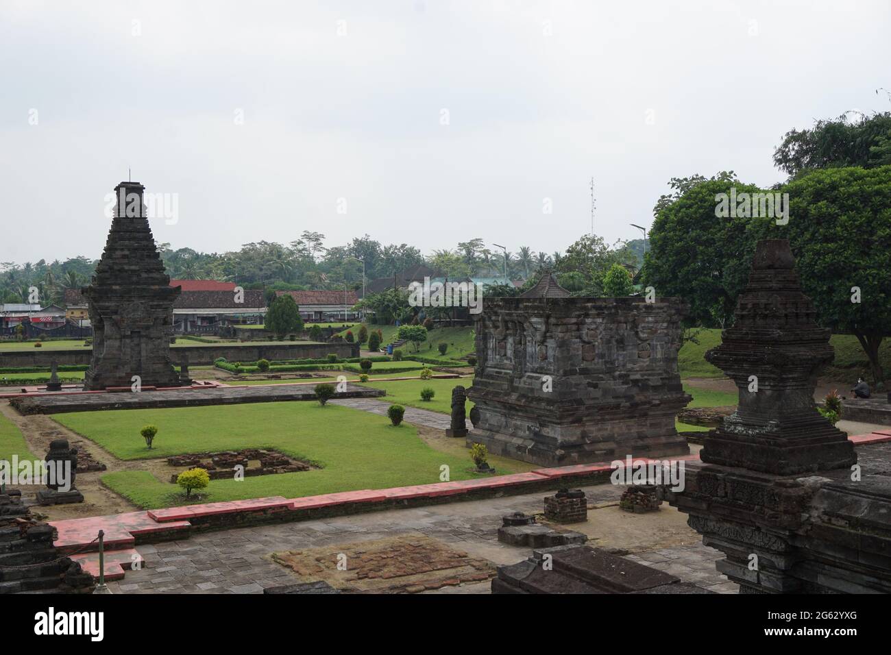 Penataran temple (panataran temple) in Blitar, East Java, Indonesia Stock Photo