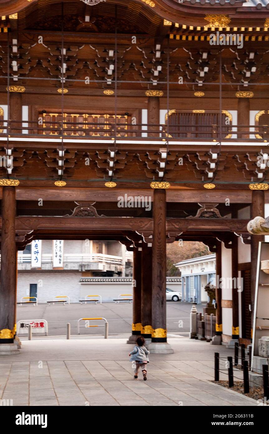 Naritasan Temple Gate in Narita, Japan. Stock Photo