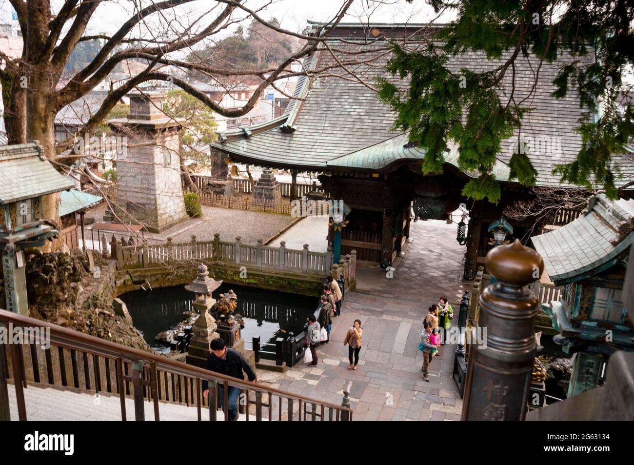 Naritasan temple complex in Narita, Japan. Stock Photo