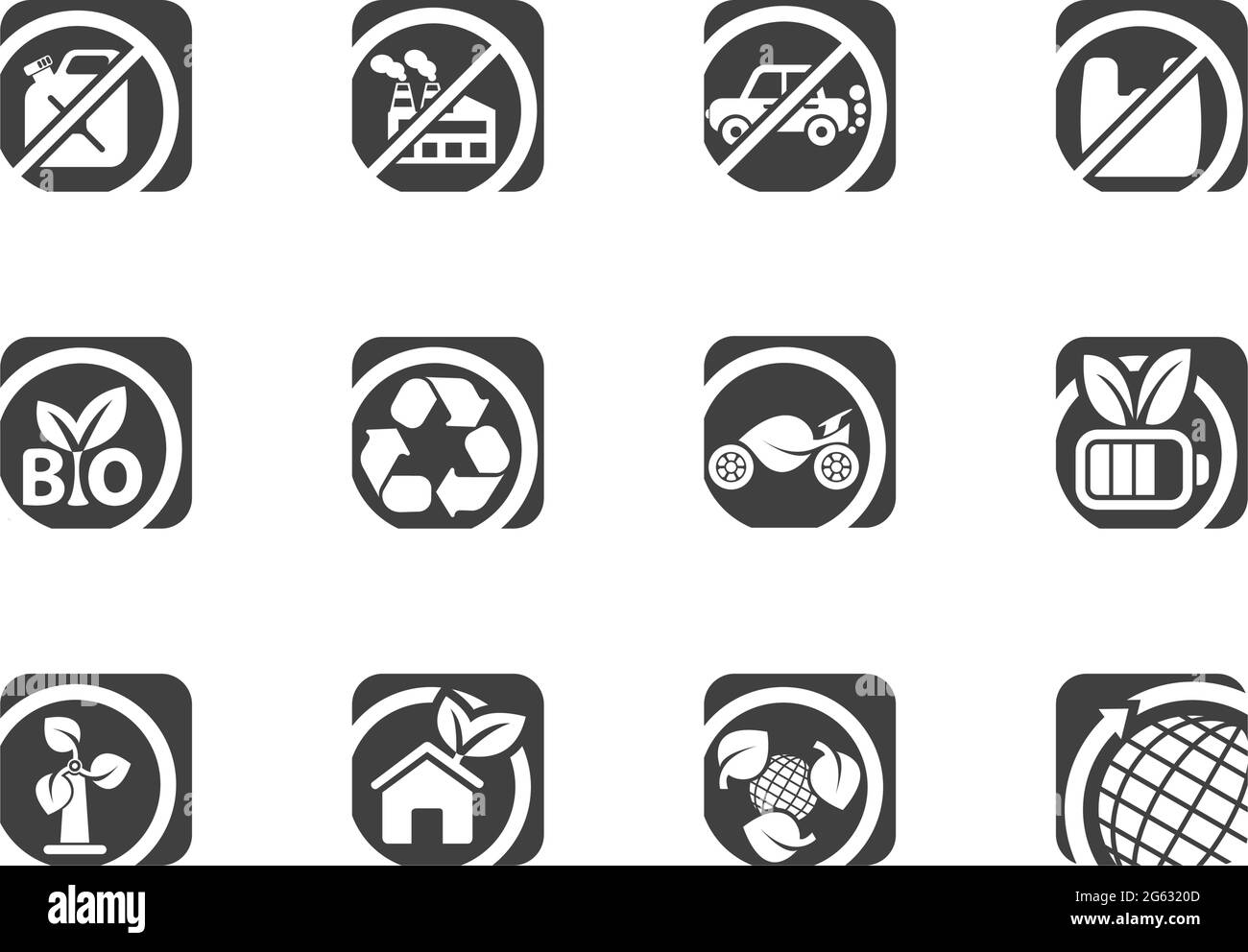 Ecology icon set Stock Vector Image & Art - Alamy