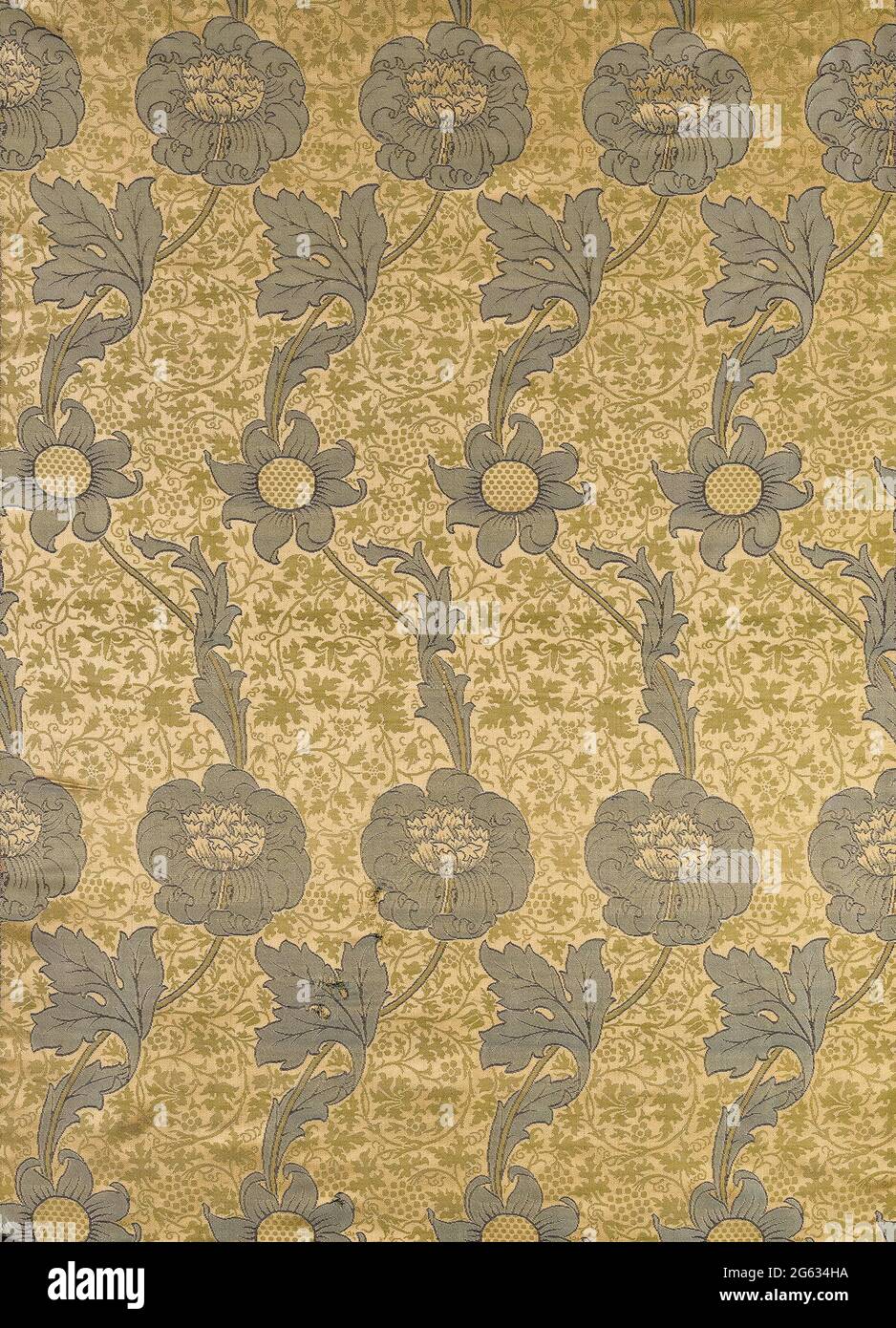 William Morris, Kennet, fabric pattern, 1883 Stock Photo