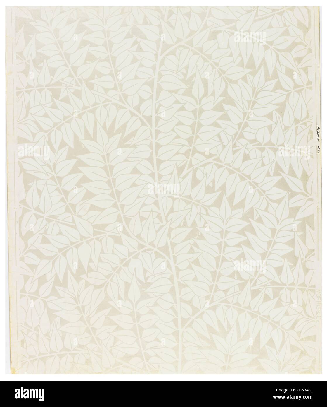 William Morris, Branch, wallpaper pattern, 1872 Stock Photo