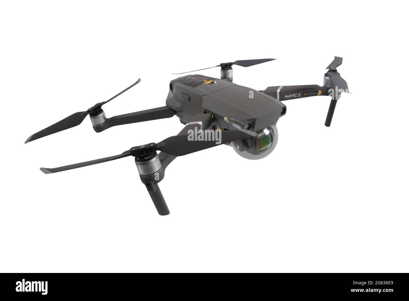 Dohne DJI Mavic 2 Pro mit Hasselblad Kamera für 4K Videoaufnahmen und 20MB  Fotoaufnahmen. Die Drohne zählt zu den Flugapparaten mit den qualitativ hoc  Stock Photo - Alamy