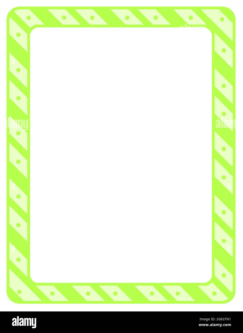 Empty diagonal stripes frame banner template illustration Stock Vector ...